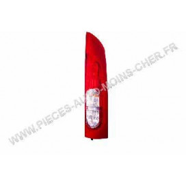 VERRE DE FEU ARRIERE GAUCHE ROUGE/ORANGE/BLANC KANGOO 03/03-06/07