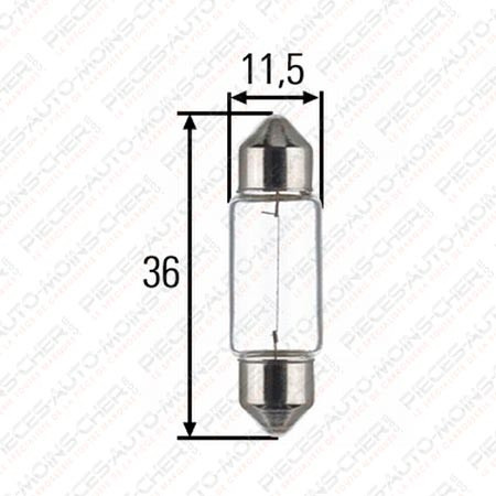 LAMPE C11 (12V 5W S8.5)