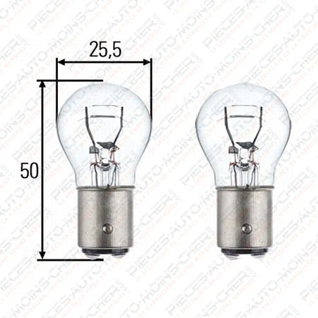 Ampoules P21/5W 12V (x2)