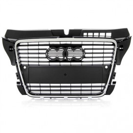 CALANDRE NOIRE +ENJOLIVEUR CHROMÉ AVEC RADARS A3 05/08 - 07/10