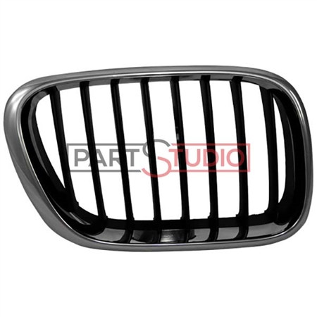 GRILLE CALANDRE AVD CONTOUR CHROME E53 X5 05/00 - 09/02