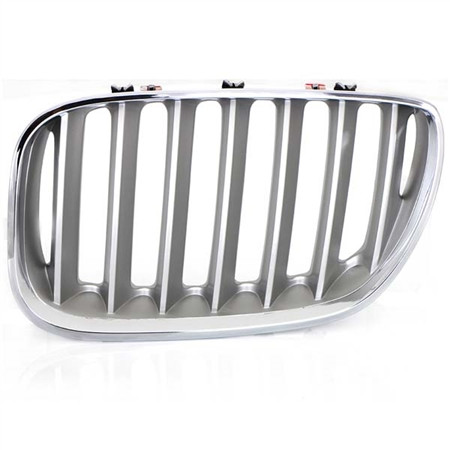 GRILLE CALANDRE AVG CONTOUR CHROME/ LAMELLES TITANE E53 X5 12/03