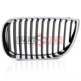 GRILLE CALANDRE AVANT GAUCHE NOIRE/CHROME E87 SERIE 1 09/04 - 04/07