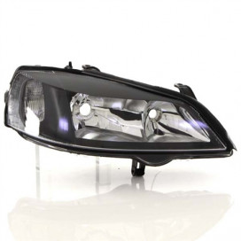 PHARE DROIT H7+HB3 ELECTRIQUE (FOND NOIR) ASTRA GAUCHE 04/98 - 03/04