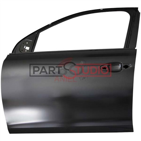 Porte Avant Gauche Pour PEUGEOT 308 I Phase I - Code Couleur EZR (39-3) - Occasion Pliée
