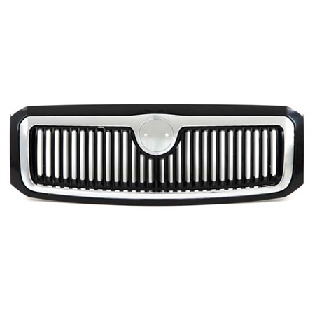 GRILLE DE CALANDRE+ENJOLIVEUR CHROME FABIA 08/04-08/07