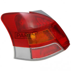 FEU ARRIERE GAUCHE LED ROUGE/ORANGE/BLANC ET ROUGE YARIS 02/09-01/10