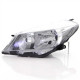 PHARE G H4 FOND CHROME sauf hybrid YARIS DEPUIS 09/11
