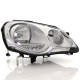 PHARE D H7+H1 ELEC ( fond chrome sauf gti /montage hella )POLO 06/05+