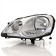 PHARE G H7+H1 ELEC ( fond chrome sauf gti /montage hella )POLO 0