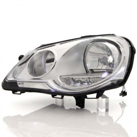PHARE G H7+H1 ELEC ( fond chrome sauf gti /montage hella )POLO 0