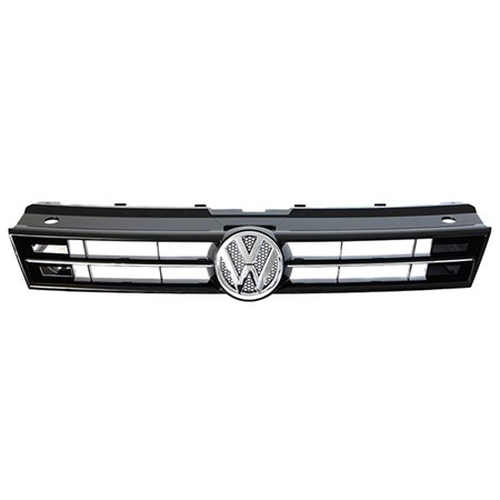 GRILLE DE CALANDRE OUVERTE POLO NOIR BRILLANT CHROME DEPUIS 09/09