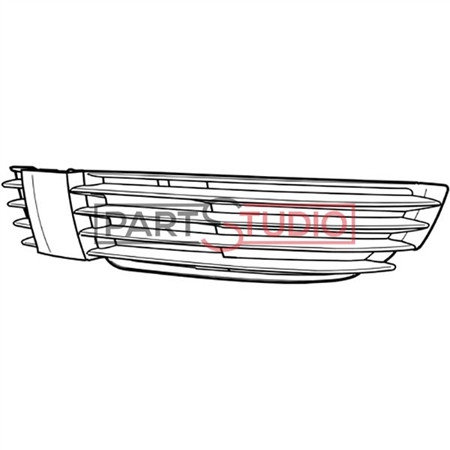 GRILLE PARE CHOCS AVG SANS TROU ABD PASSAT 10/00-10/03