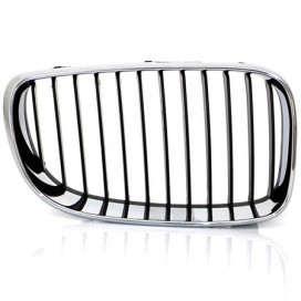 GRILLE CALANDRE DROITE NOIRE ET CHROMÉE E87 DEPUIS LE 05/07