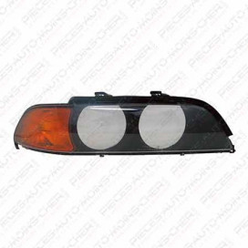 VERRE DE PHARE DROIT +FEU ORANGE E39 12/95 - 08/00