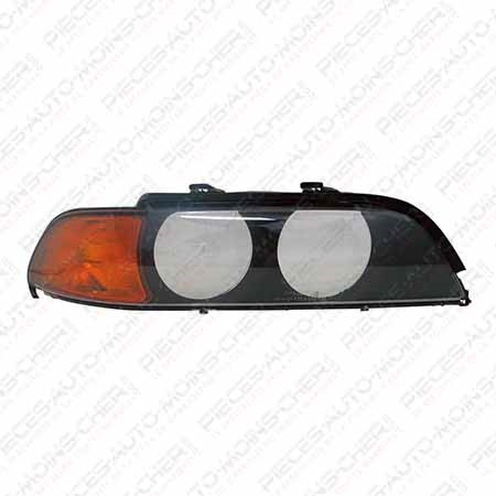 VERRE DE PHARE DROIT +FEU ORANGE E39 12/95 - 08/00