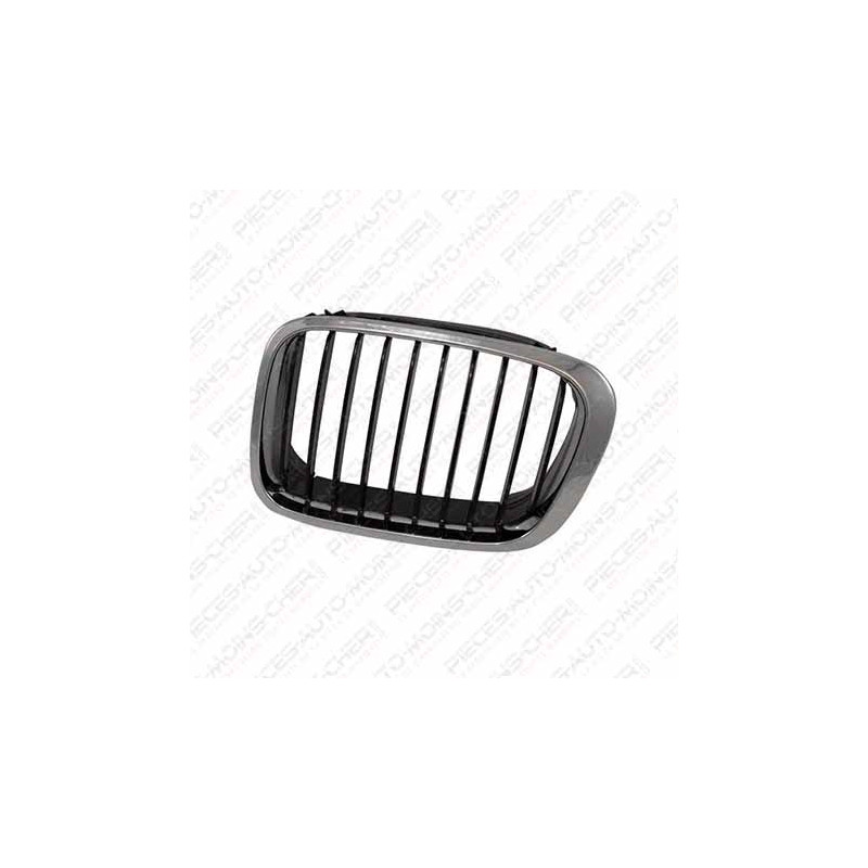 CALANDRE DROITE NOIRE/CHROMÉE SERIE 3 E46 07/98 - 08/01 - BMW SERIE 3 E46