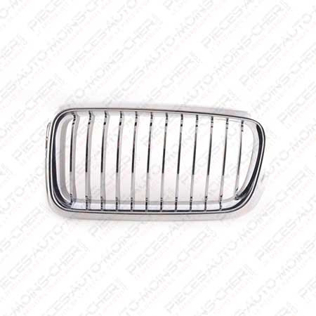 GRILLE CALANDRE AVANT GAUCHE CHROMEE E38 SERIE7 10/94 - 08/98