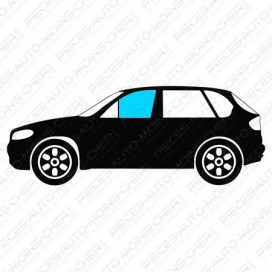 VITRE DE PORTE AVANT GAUCHE VERT BMW X5 E70 (03/