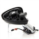 RETROVISEUR D ELECT RETRAC ELEC+PIED CHROME (modele exclusive)C3