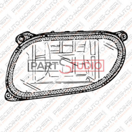 ANTIBROUILLARD GAUCHE H3 OVALE ALFA 145 08/94 - 09/00