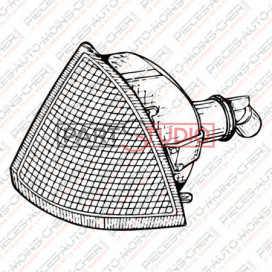FEU AVANT GAUCHE BLANC AX 03/86 - 02/96