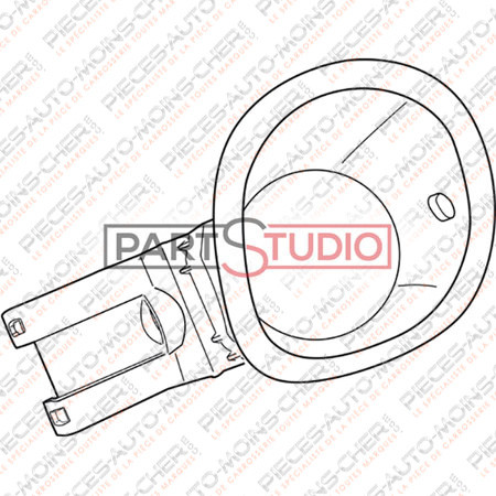 SUPPORT AVANT DROIT BRAVA 09/95 - 09/01