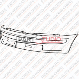 PARE-CHOCS ARRIERE NOIR PUNTO 10/99 - 05/03