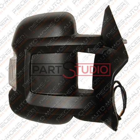 RETROVISEUR DROIT NOIR +CLIGNOTANT/BRAS COURT DUCATO DEPUIS 07/06