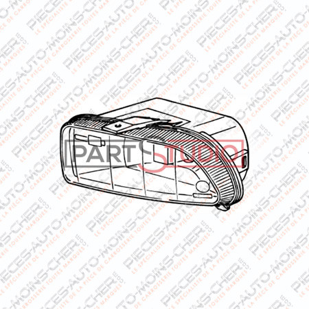 ANTIBROUILLARD H1 AVANT GAUCHE MONDEO 01/93 - 09/96