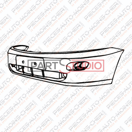 PARE-CHOCS AVANT (SAUF GHIA) FOCUS 10/98 - 12/01