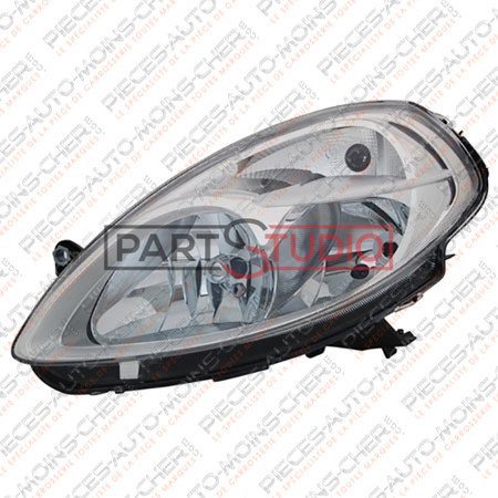 PHARE GAUCHE H7/H3 ELECTRIQUE YPSILON 12/06 - 05/11