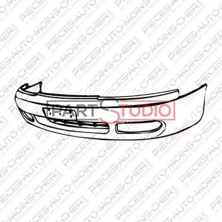 PARE-CHOCS AVANT MAZDA 626 GE 01/92 - 09/97