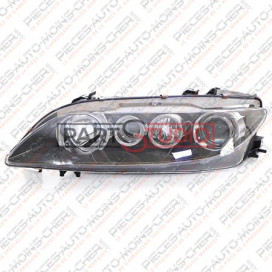 PHARE GAUCHE H1+H1+H3 FOND BRONZE AVEC MAZDA 6 07/05-01/08
