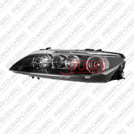 PHARE GAUCHE ELECTRIQUE H1+H1 (FOND NOIR) MAZDA 6 07/05 - 01/08
