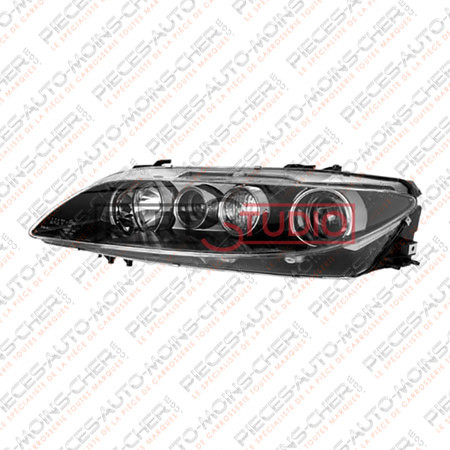 PHARE GAUCHE H1+H1+H3 FOND NOIR AVEC MAZDA 6 07/05-01/08