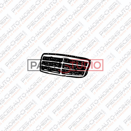 GRILLE DE CALANDRE COMPLETE W124 12/84 - 06/93