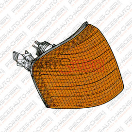 FEU AVANT DROIT ORANGE W202 06/93 - 06/00