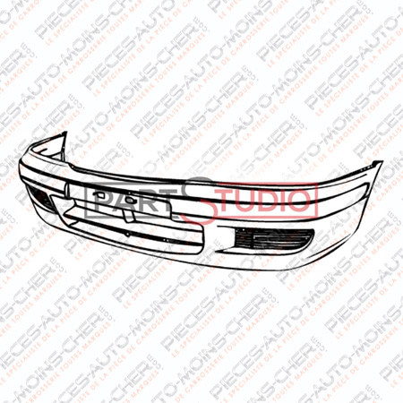 PARE-CHOCS AVANT NOIR PRIMERA 09/90-10/96