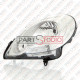 PHARE GAUCHE ELECTRIQUE (FOND CHROME) KANGOO DEPUIS LE 07/07