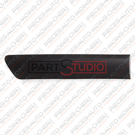 MOULURE NOIRE PORTE ARRIERE GAUCHE (LARGE) BERLINGO DEPUIS LE 03/12