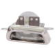 PARE-CHOCS ARRIERE CENTRAL NOIR PEUGEOT 2008 DEPUIS LE 09/19