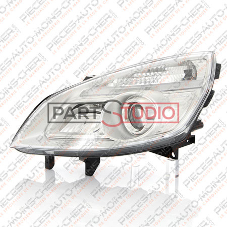 PHARE GAUCHE H7+H1 ELECTRIQUE (FOND CLAIR) SCENIC 08/06 - 03/09