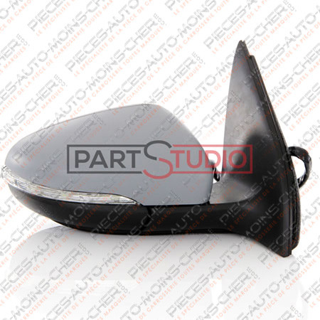 RETROVISEUR DROIT ELECTRIQUE/CHAUFFANT/+ FEU RETRAC+MEMO 11 PINS GOLF