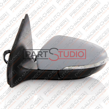 RETROVISEUR GAUCHE/CHAUFFANT/+ FEU RETRAC+MEMO 11 PINS GOLF