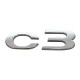 MONOGRAMME HAYON CITROEN "C3" PICASSO 09/12