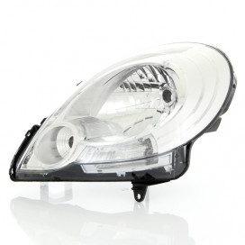 PHARE GAUCHE ELECTRIQUE (FOND CHROME) KANGOO DEPUIS LE 07/07