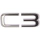 SIGLE HAYON CITROEN C3 09/16 +