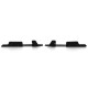 KIT DEFLECTEURS AVANT MEGANE 5 PORTES 03/12 - 01/14