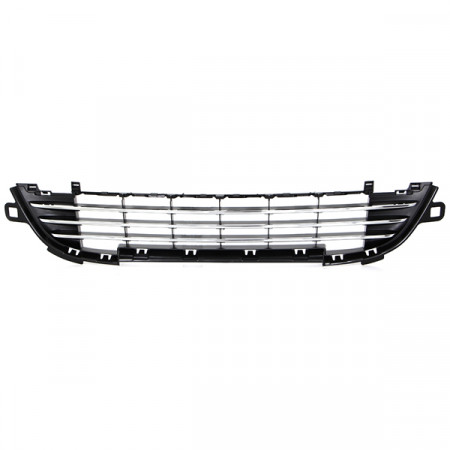 GRILLE INFERIEUR CENTRALE NOIRE/CHROME 207 DEPUIS 07